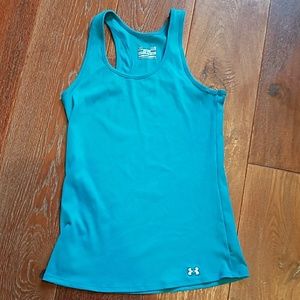 Under Armour Victory Tank Turquoise Teal Blue